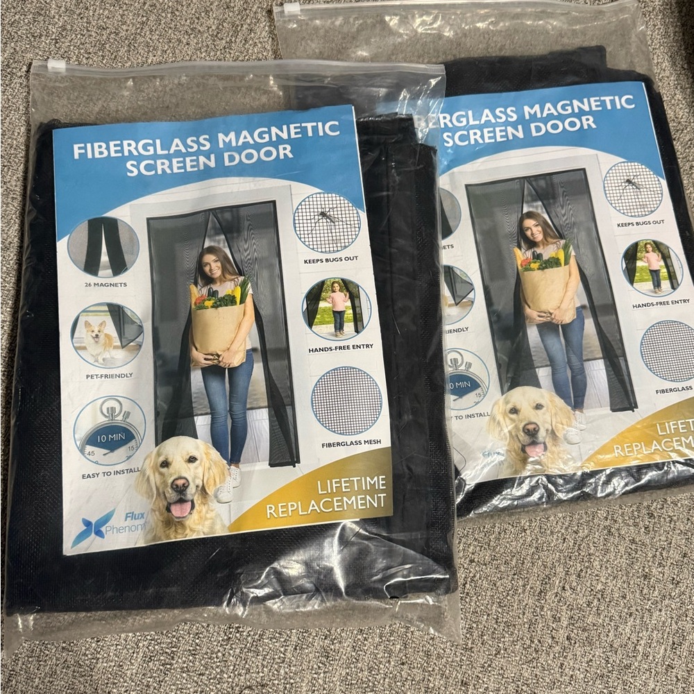 Fiberglass Magnetic Screen Door